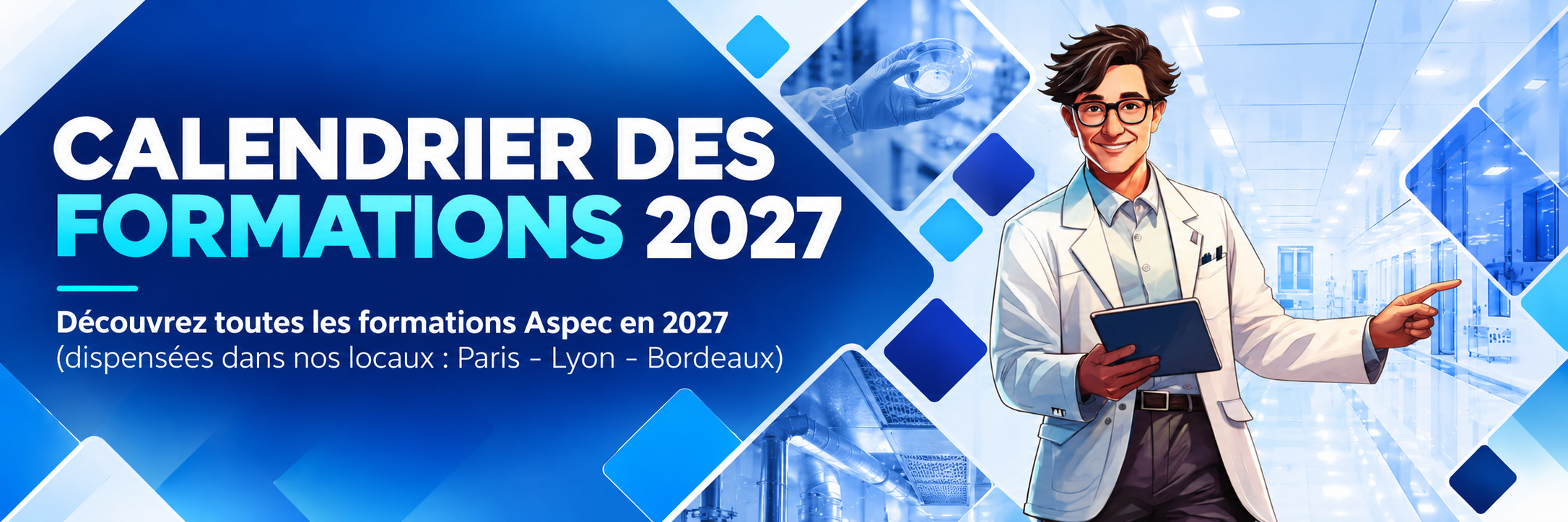 Calendrier des formations Aspec 2027