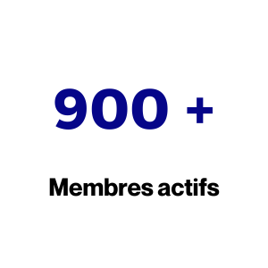 900 membres